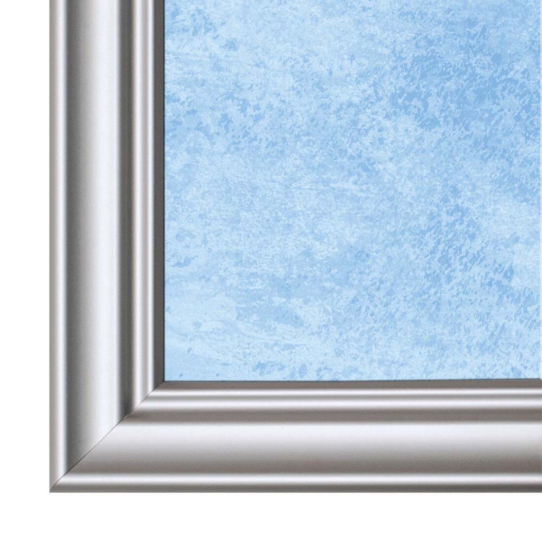 Black Powder Coated 8' L Top & Mill Base Alum Frame For .25" | FLF-37SQM-BK Series