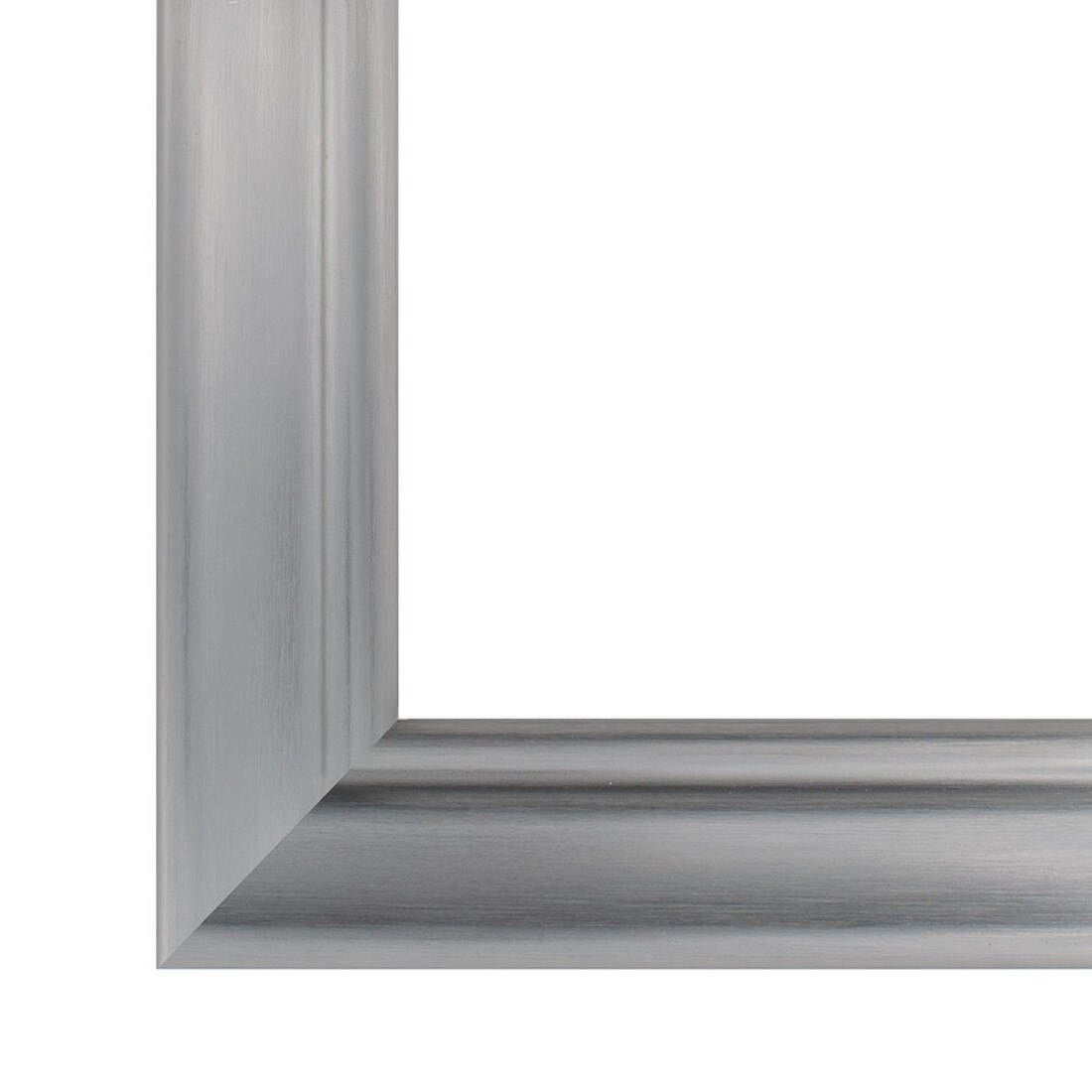 Brush Nickel Ano Fin For .25" Alum Frame Top & Mill Base 8'l | FLF-37SQM-BRN Series