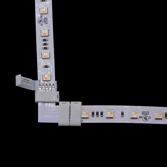 1/2" (12mm) Wide LED Tape Flexible Strip Lighting | 5050 Chip 4 in 1 Color Changing RGB and Cool White | 5.3 Watts 24V IP20 UL | 16.4' Roll | FNC24-IRGBC5060-16 Series