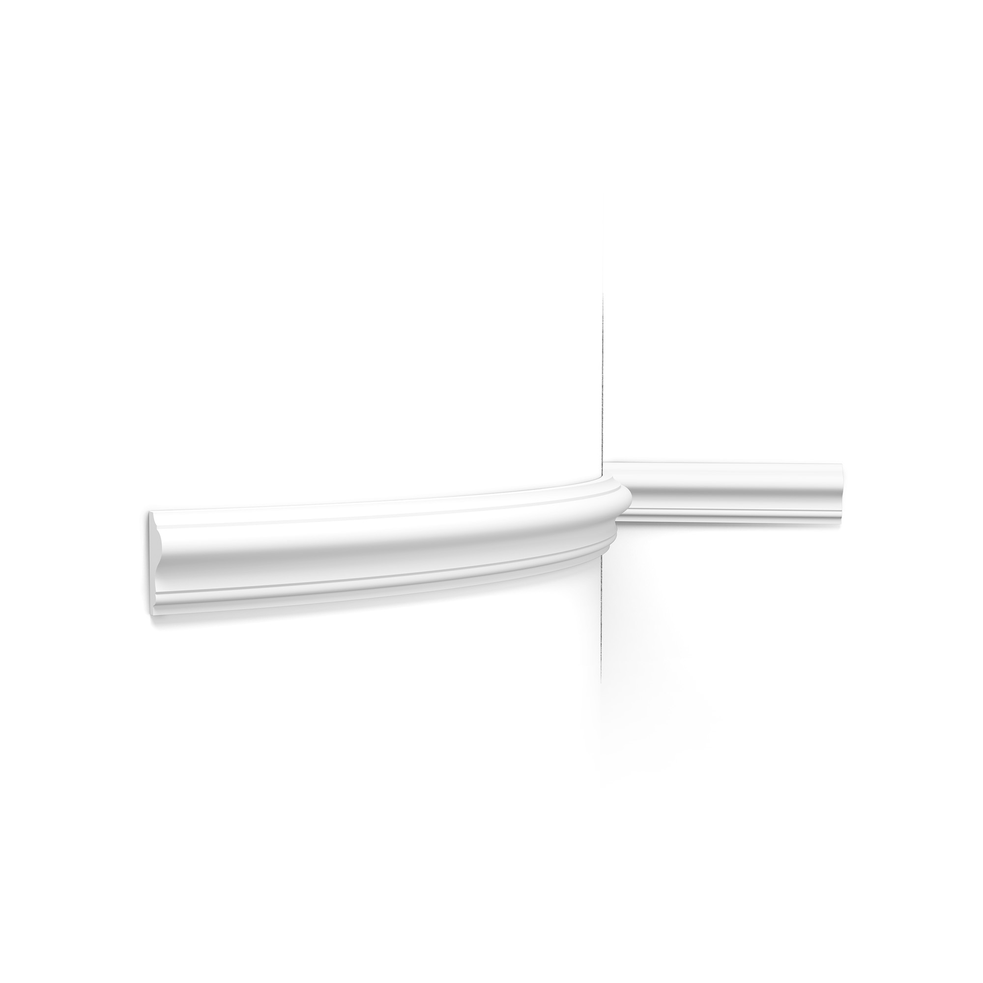 Orac Elemento Angolare P8030C In Polistirene Primerizzato, 19x1,7x8,6 Cm, Bianco – Per Interni Ed Esterni