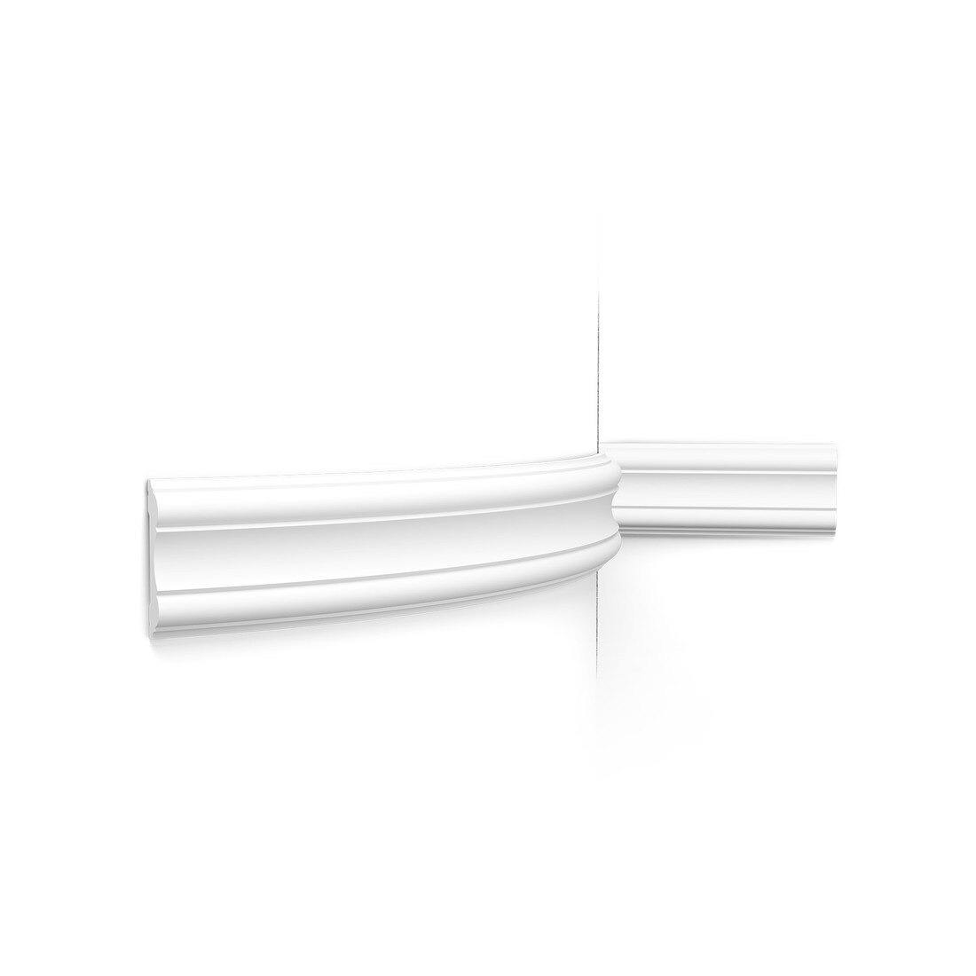 Orac Decor | Purotouch High Density Polyurethane Panel Moulding | Primed White | 4in H x 7/8in Proj