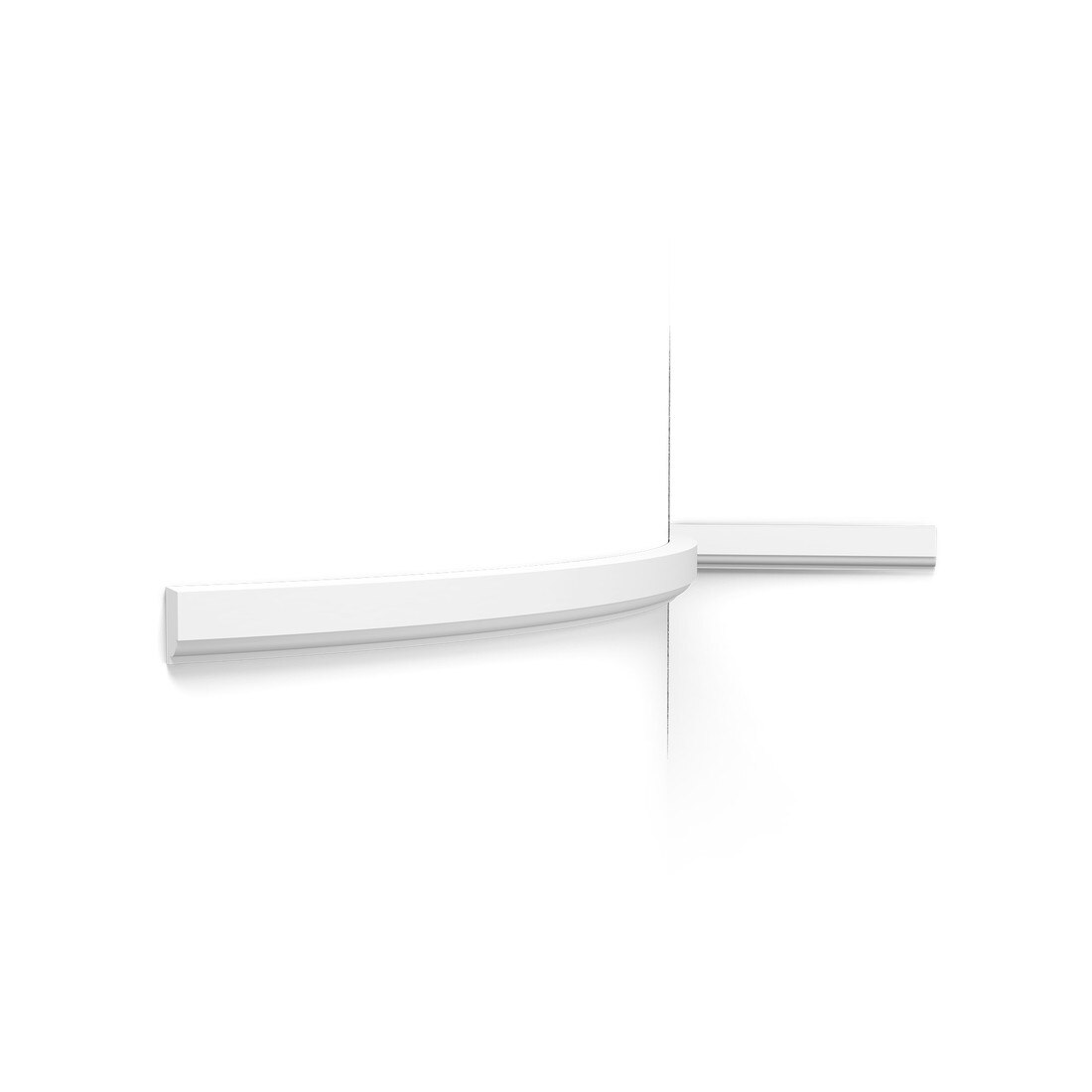 Orac Decor | Purotouch High Density Polyurethane Panel Moulding | Primed White | 1in H x 1/2in Proj