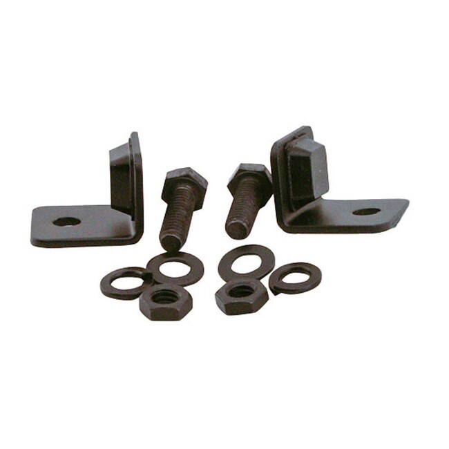 1-1/4in H x 1-1/4in W | Matte Black Powder Coated Finish | Steel End Stop