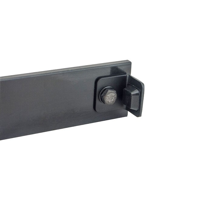 1-1/4in H x 1-1/4in W | Matte Black Powder Coated Finish | Steel End Stop