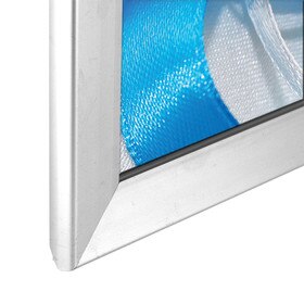 Aluminum Snap Frame | 1.25in Wide Profile | Various Frame Sizes | Clear Anodized Finish