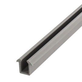 Glazing Trim for FOGA System | 4mm to 6mm | Gray Rigid PVC | 8ft Length