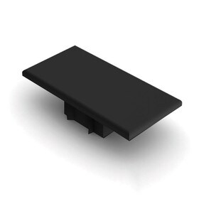 End Cap for Profile FS92 | Black ABS Plastic
