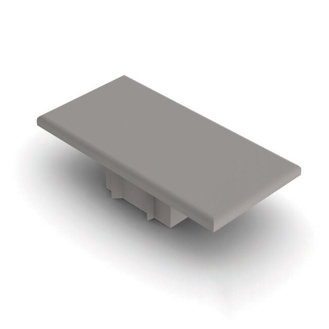 End Cap for Profile FS92 | Grey ABS Plastic