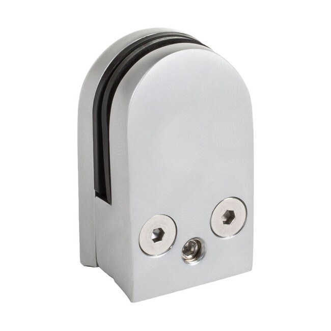 Satin Aluminum Zinc | Glass Grip | Holds 3/16" Glass