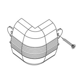 3in | Polycarbonate | Corner for Cart Guard