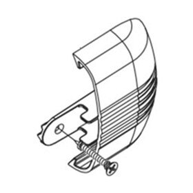 3in | Polycarbonate | End Cap for Cart Guard
