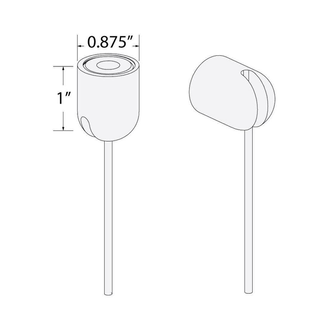 Nylon or Stainless Steel Cable With Adjustable Fitting For Art System | 48in or 120in Length