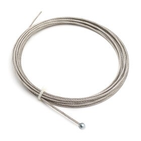 Stainless Steel Cable With Ball End For Art System | 48in or 120in Length