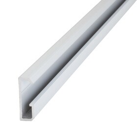 White Wall Track For Art System, 6' Length