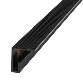 Black Ceiling Track For Art System, 6' Length