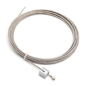 Stainless Steel Cable With V End For Art System | 48in or 120in Length