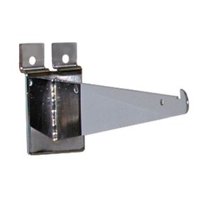 Brite Chrome 8" Metal Slatwall Knife Bracket