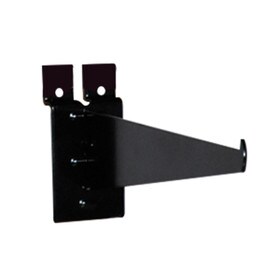 Black 8" Metal Slatwall Knife Bracket