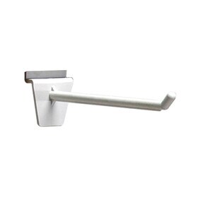Fog Gray 4" Long Slatwall Hook