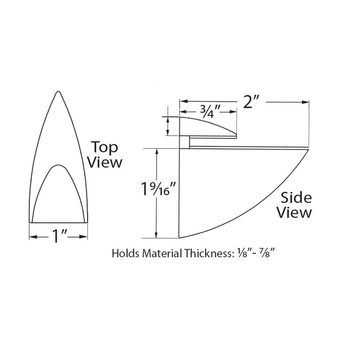 Round Glass Shelf Support
