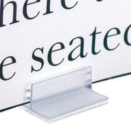 Grip-Tite Channel Strip Sign Holder | Clear PVC