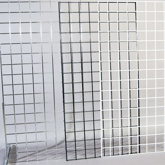 Black 2'x5' Wire Grid Panel W/3" Oc Squares