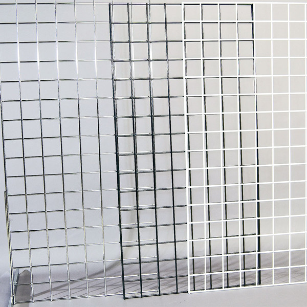 White 2'x8' Wire Grid Panel W/3" Oc Squares