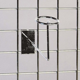 Bright Chrome Hat Holder For Gridwall