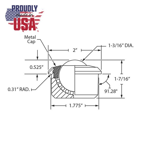 Ball Drop-In Transfer Caster