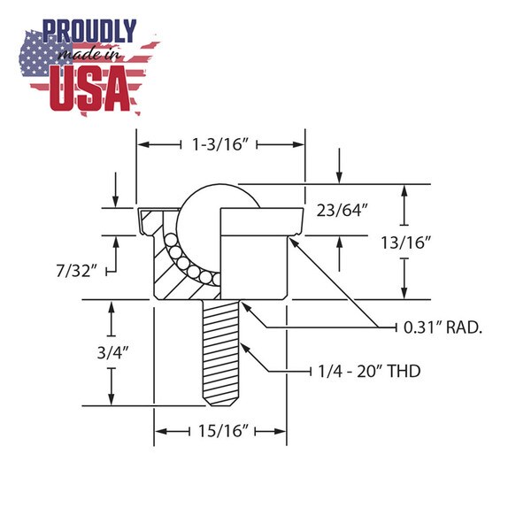Ball Transfer Industrial Caster