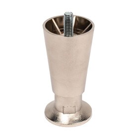 4in H with 3-8/16in | Mounting Stud | Nickel Plated Plastic | Heavy Duty Appliance Leg