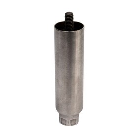 6in H with 1/2-13 x 3/4in | Mounting Stud | Stainless Steel | Tubular Appliance Leg