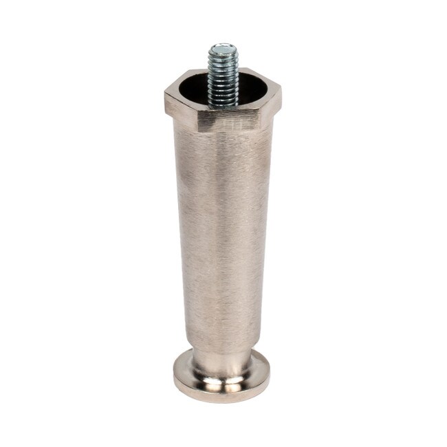 4in H with 3/8-16 x 3/8in | Mounting Stud | Nickel Plated | Appliance Leg