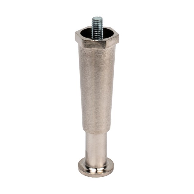 4in H with 3/8-16 x 3/8in | Mounting Stud | Nickel Plated | Appliance Leg