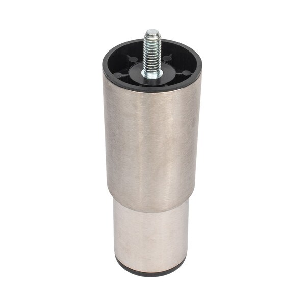 4in H with 3/8-16 x 3/4in | Mounting Stud | Stainless Steel Clad Leg with Adjustable Foot
