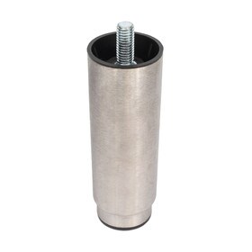 6in H with 1/2-13 x 3/4in | Mounting Stud | Stainless Steel Clad Leg with Adjustable Foot