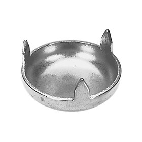 Nickel Plated Steel | 3-Prong Nail On Glide