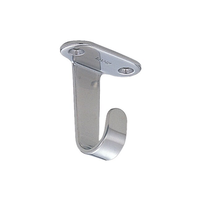 1-27/32" High Stainless Steel Black Finish Hook