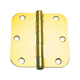 Radius Corner Button Tipped Hinge With Steel Pin