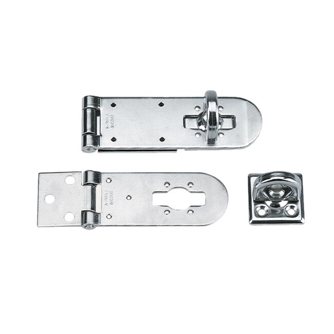 1-1/2" High x 3-1/2" Length Electro Polished Stainless Steel Hasp