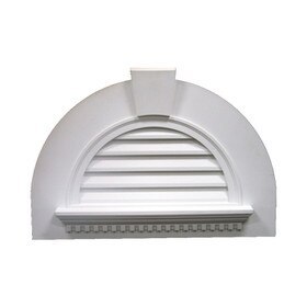 Fypon | Half Round Louver With Trim & Keystones