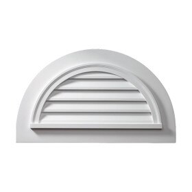 Fypon | Half Round Louver With Flat Trim