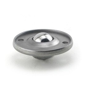 5/8in Dia | Stainless Steel | Ball Transfer Industrial Caster with Round Flange