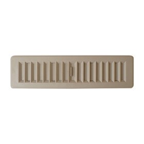 4" x 10" White Heat Register