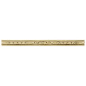 Hand Carved Wood Panel Moulding | Floral 8ft Long