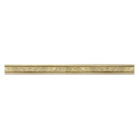 Hand Carved Wood | Crown Moulding | Floral 8ft Long