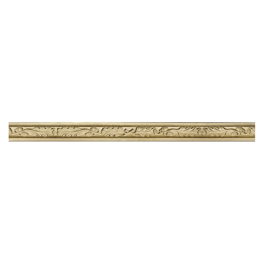Hand Carved Wood Panel Moulding | Oakleaf 8ft Long