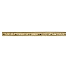 Hand Carved Wood Panel Moulding | Shell 8ft Long