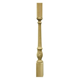 Large Grape Hardwood Maple Baluster 3 1/2" W X 38" H