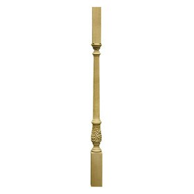 Small Grape Hardwood Maple Baluster 2 3/8" W X 38" H